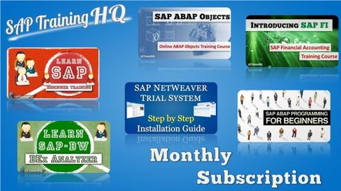SAP Training Monthly
