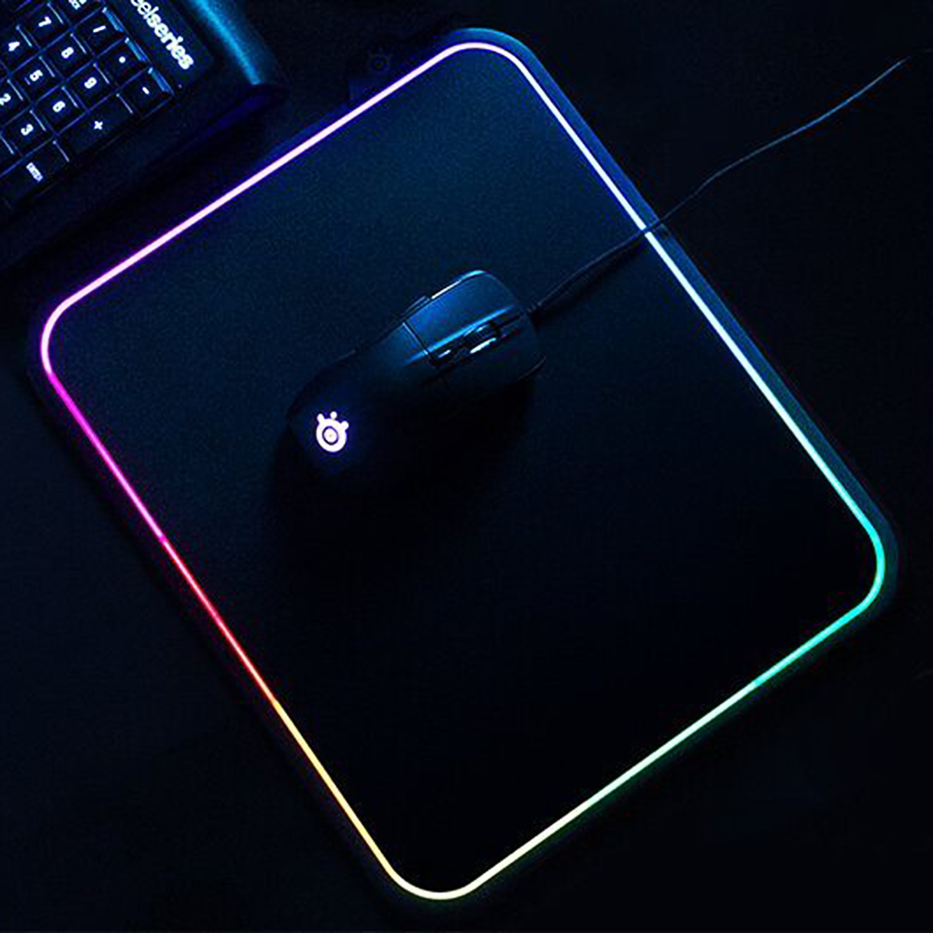 Prism Qck SteelSeries Mouse Pad Dual Texture 360 Degree Gaming Mousepad