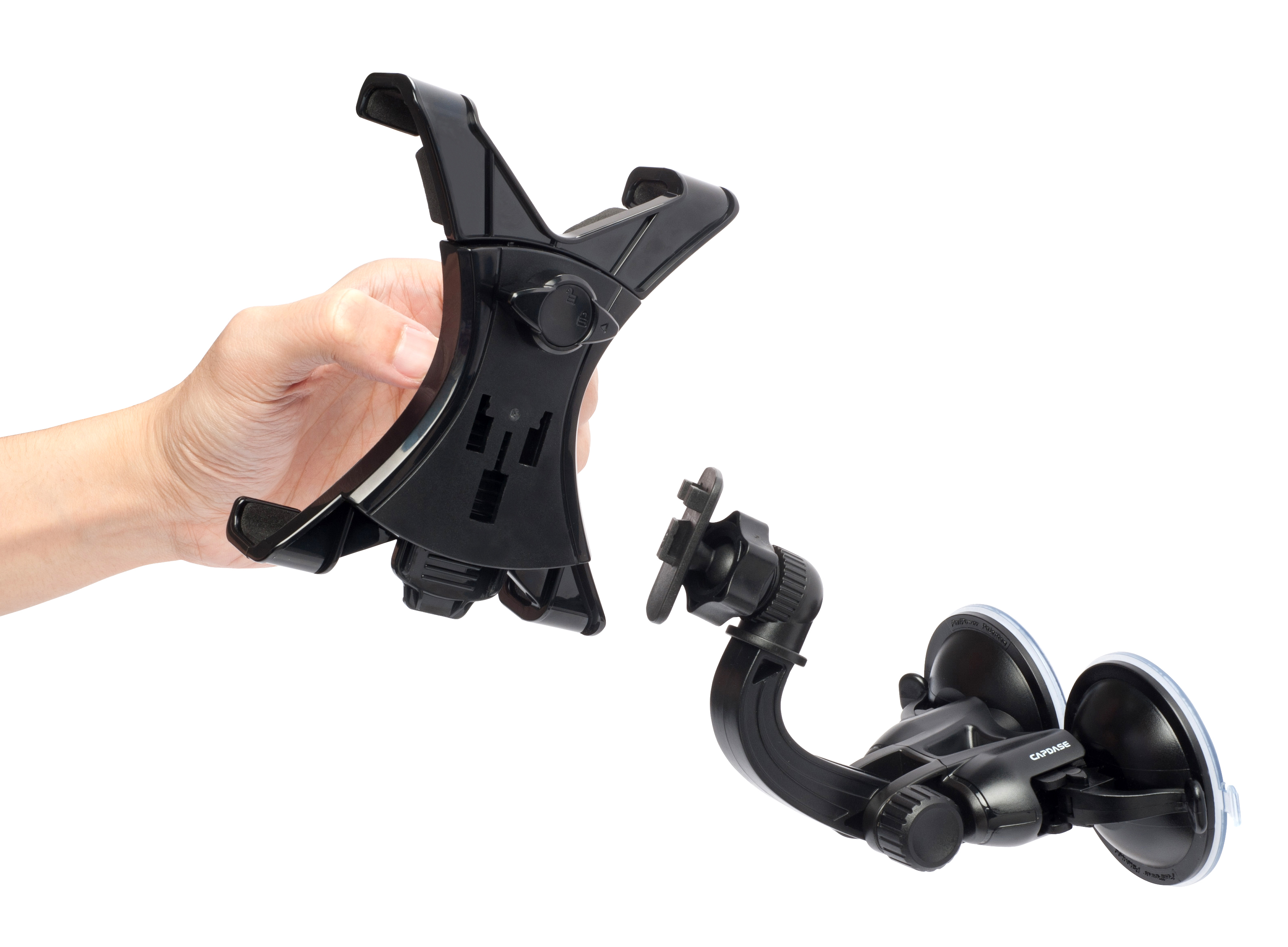 CAPDASE TabX Dual Suction Cup Car Mount Holder For iPad Samsung Tablet