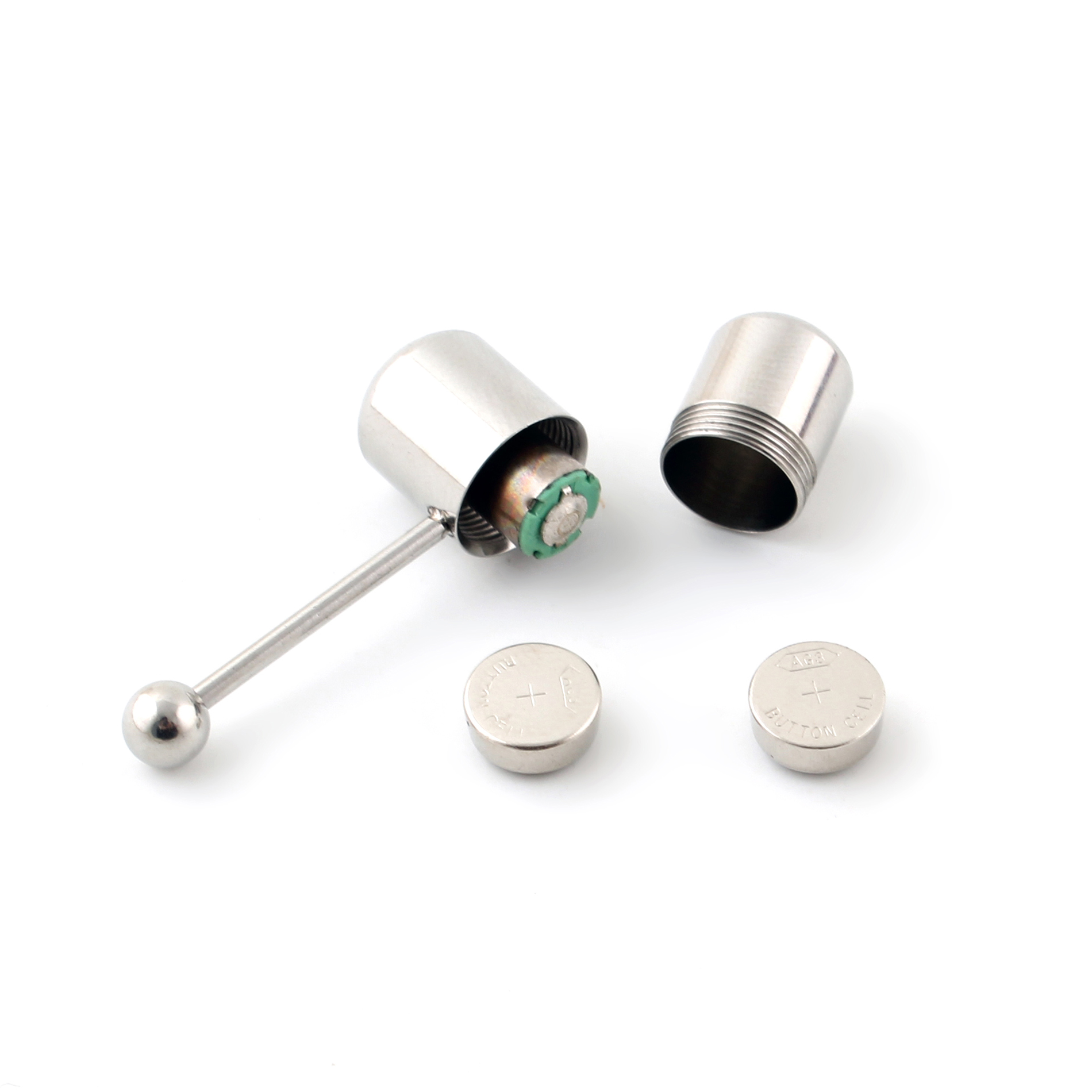 Vibrating Tongue Bar Bell  Surgical Steel Body Jewelry With Vibration  Function Vibrating Tongue Barbell
