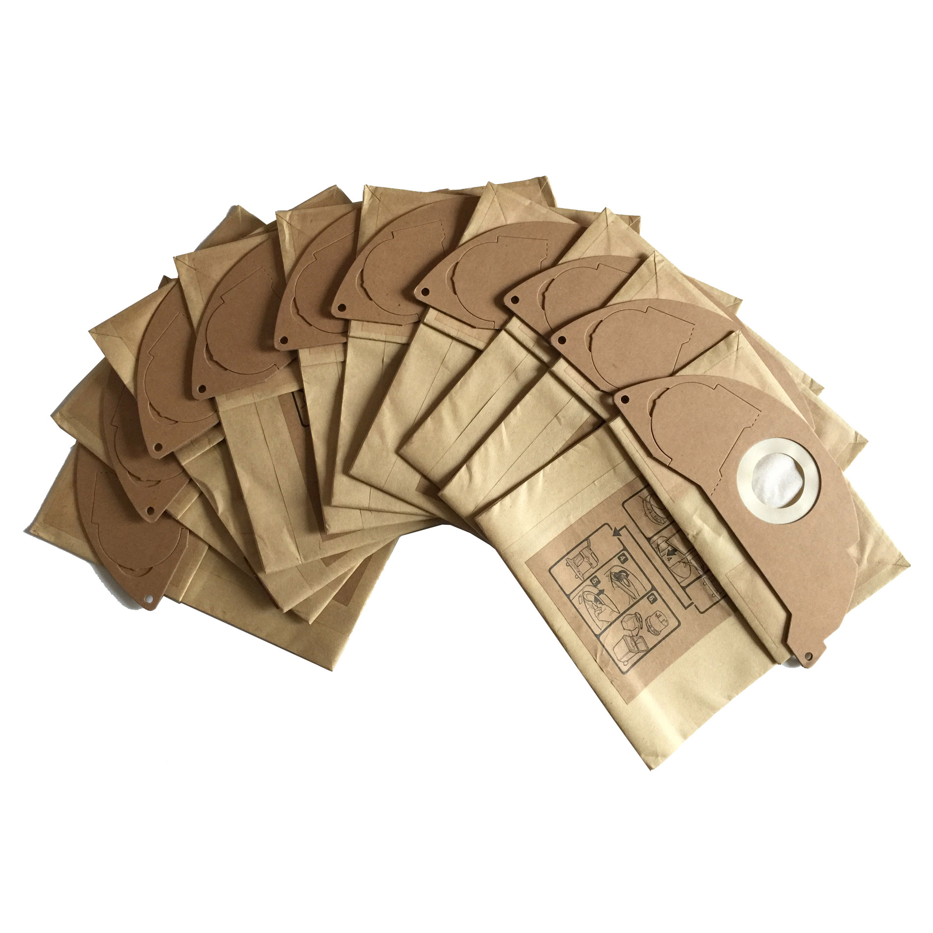 & Filter Reusable Dust Cleang Bag for KARCHER MV2 WD2.200 WD3.500