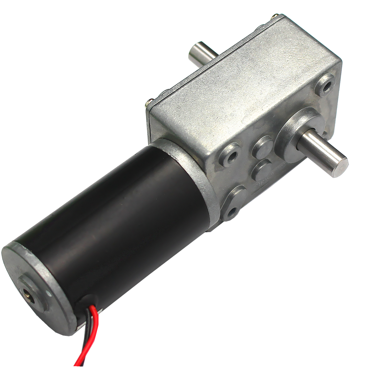 24V DC 77rpm Biaxial Turbine Worm Motor High Torque Gear Motor