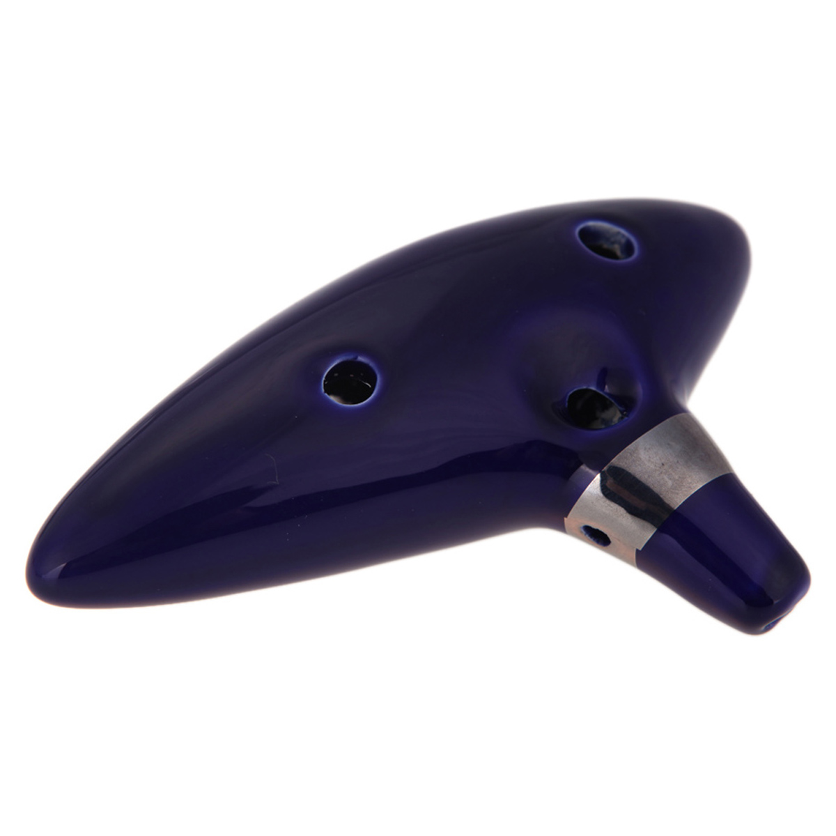 12 Duable Hole Ocarina Ceramic Alto C Vessel Flute Wind Musical Instrument
