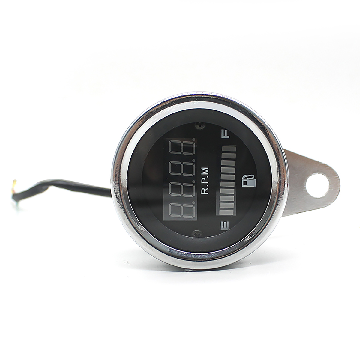 12V Motorcycle LED Digital Display Fuel Gauge Tachometer Combo Meter eBay