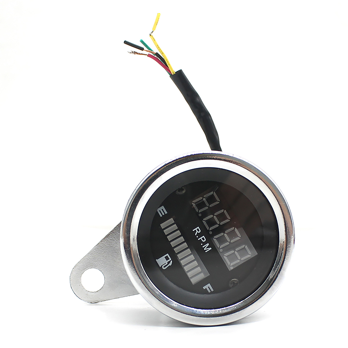 12V Motorcycle LED Digital Display Fuel Gauge Tachometer Combo Meter eBay