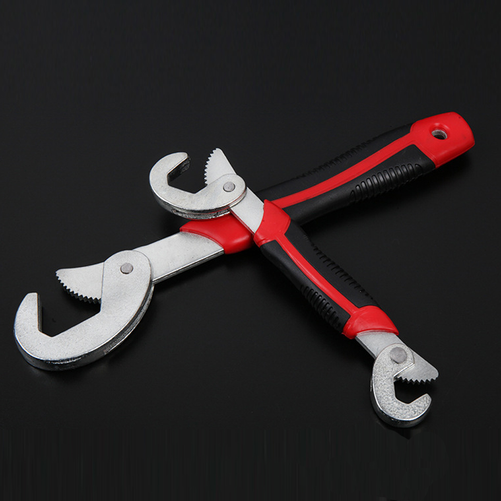 Multifunction 932mm SelfAdjusting Stainless Steel Wrench Spanner (2PCS) eBay