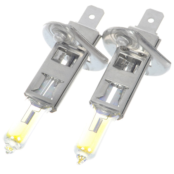 12V DC H1 55W 3000K Super Bright Car Yellow Light Bulbs eBay