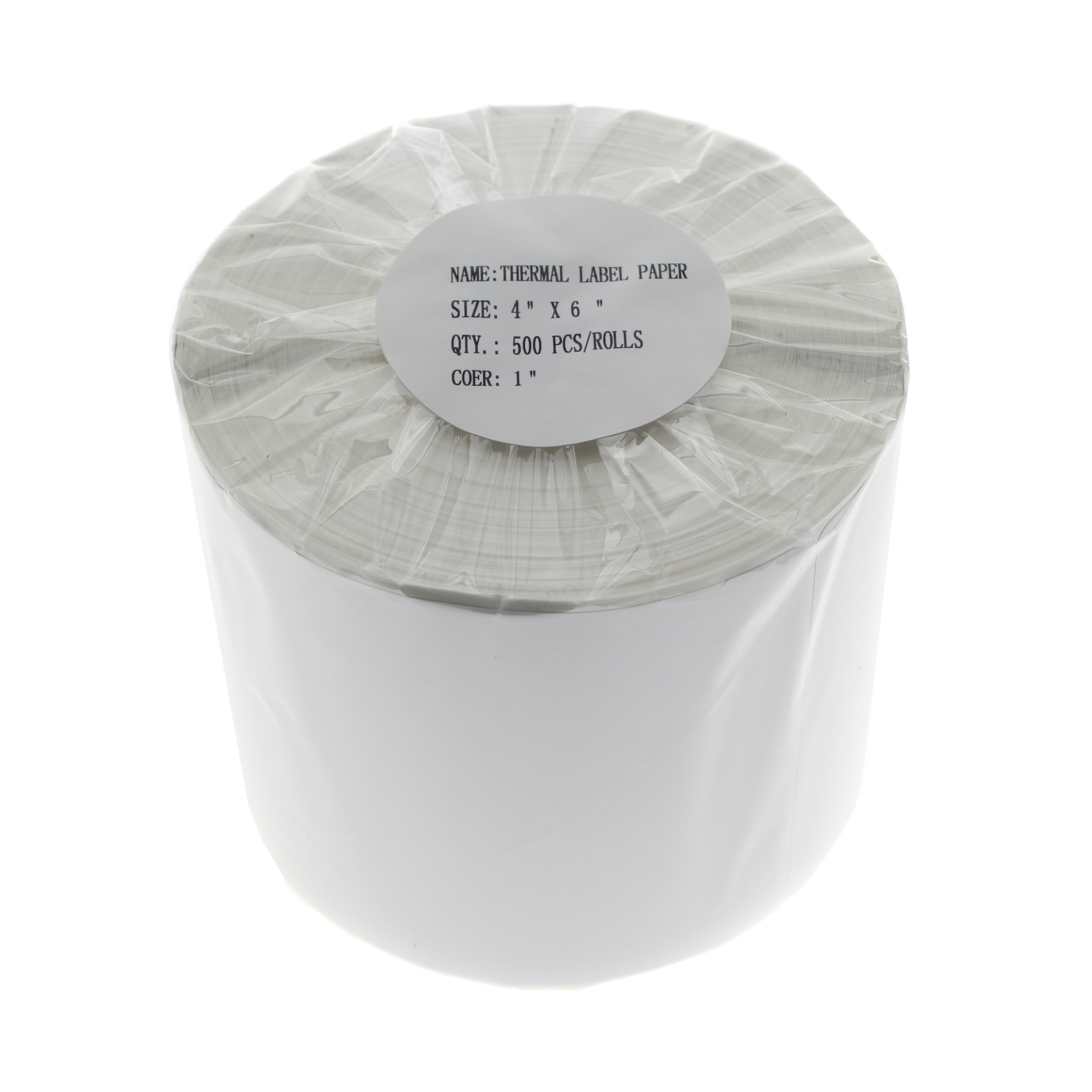 4 x 6" Thermal Shipping Labels 500 per (12 roll) For Zebra ZP-500 / 505