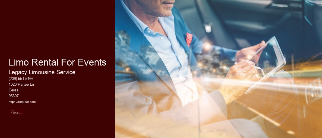 Limo Rental For Events