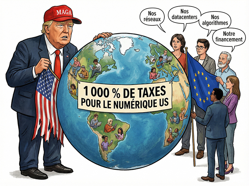 Numérique : la réaction des européens, à condition de...