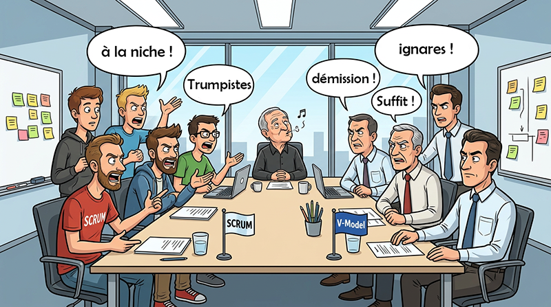 Scrum, quand les chefs de projets "perdent leurs nerfs"