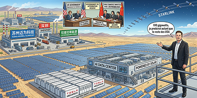 Tesla, un gigantesque projet solaire au Texas