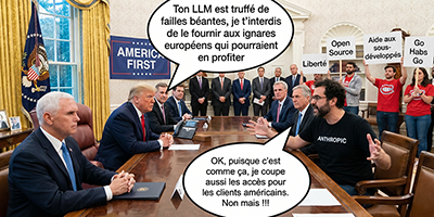 Entre Trump et Anthropic, le torchon brûle