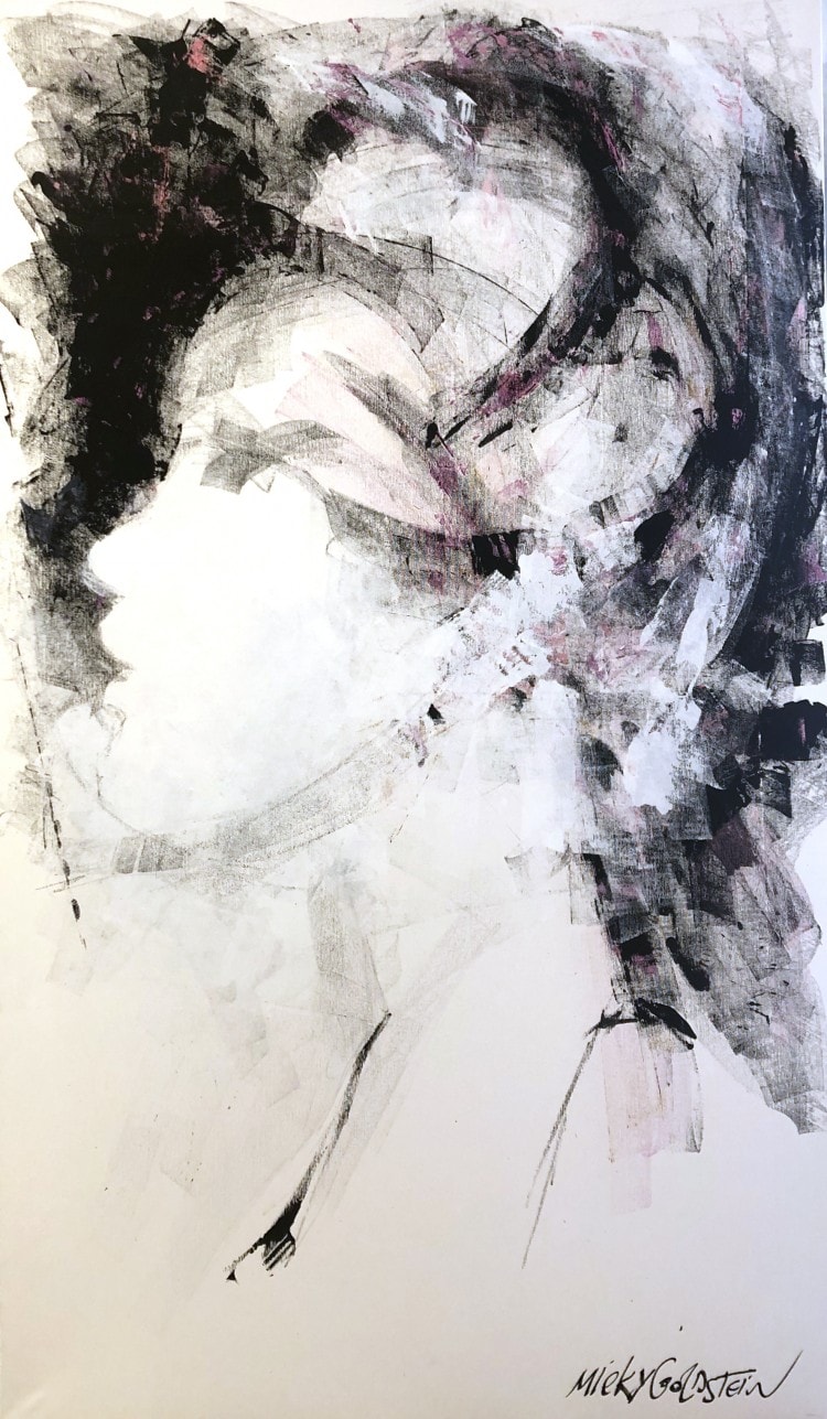 She painting by Micky Goldstein
