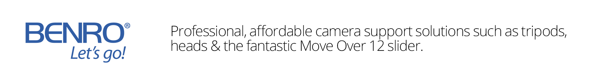 Rent Benro Sliders & tripods at LensProToGo