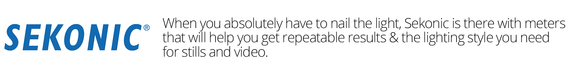 Rent Sekonic Light Meters at LensProToGo.com