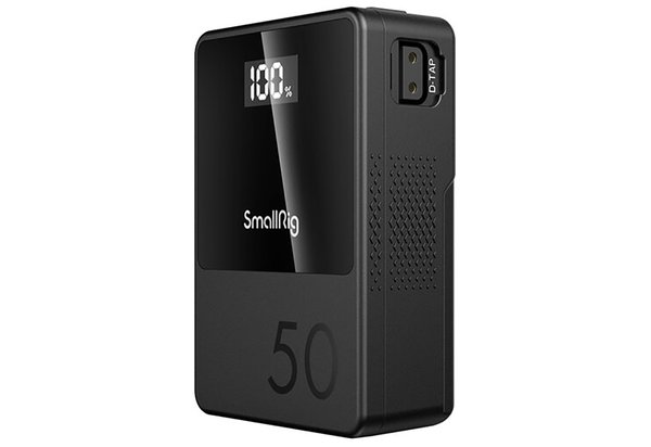 SmallRig VB50 Mini V-Mount Battery (50Wh) For Cameras/Gimbals/Monitors - OLED Display