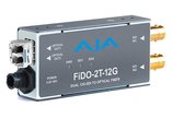 AJA 2-Channel 12G-SDI to Single-Mode LC Fiber Transmitter