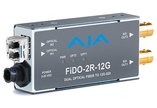 AJA FIDO 2-Channel Single-Mode LC Fiber to 12G-SDI Receiver
