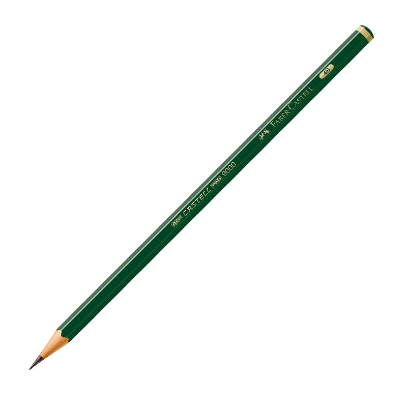 Lápis preto 4B 9000 Faber-Castell - Escrita - Lepok