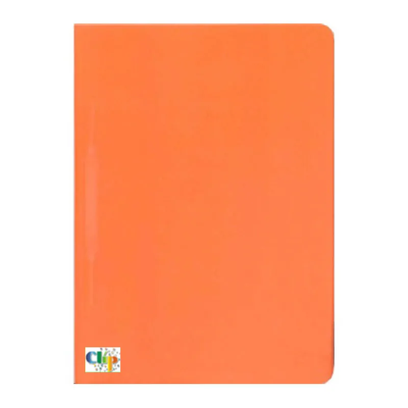 Pasta duplex com grampo ofício - laranja - ClipColor