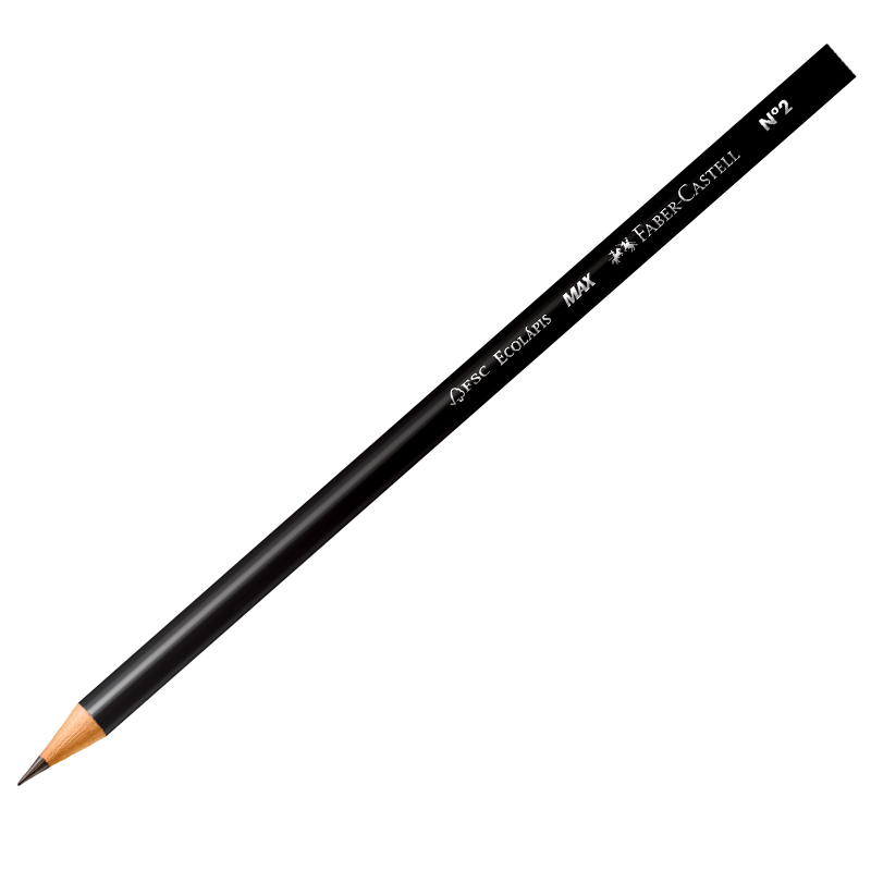 Lápis preto max nr 2 redondo 1205M/144 - Faber-Castell