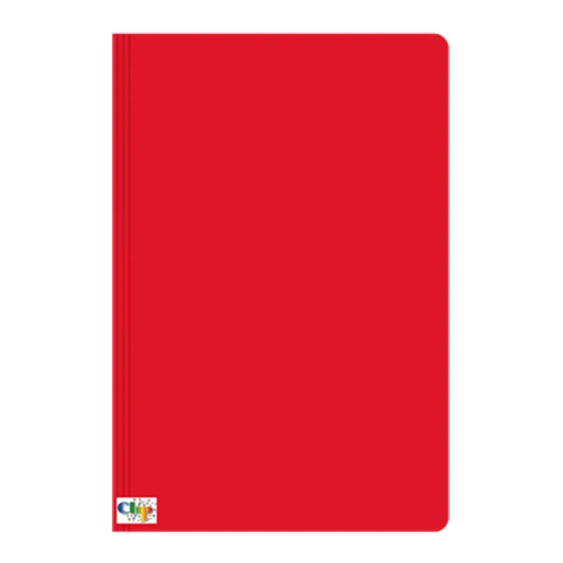 Pasta duplex com grampo ofício - vermelha - ClipColor