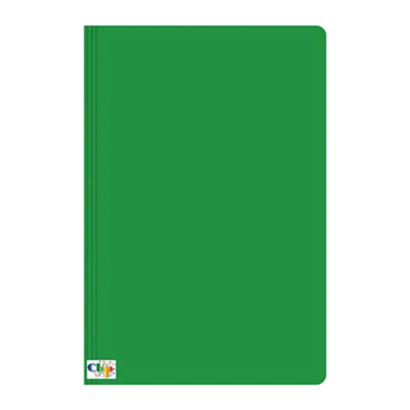 Pasta duplex com grampo ofício - verde - ClipColor