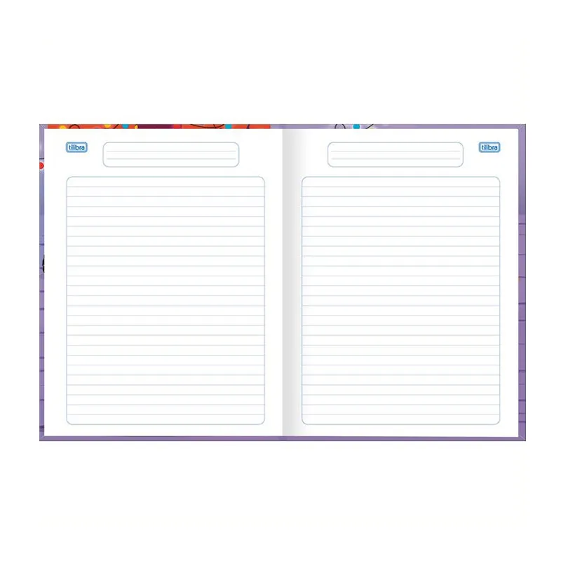 Caderno brochura capa dura linguagem 40 folhas Sapeca - Tilibra