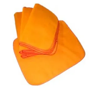 Flanela de algodão laranja 28X38 - Caebitex