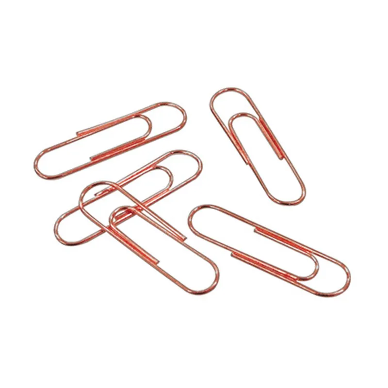 Clips Ouro Rose 28mm com 120 unidades 276499 - Tilibra