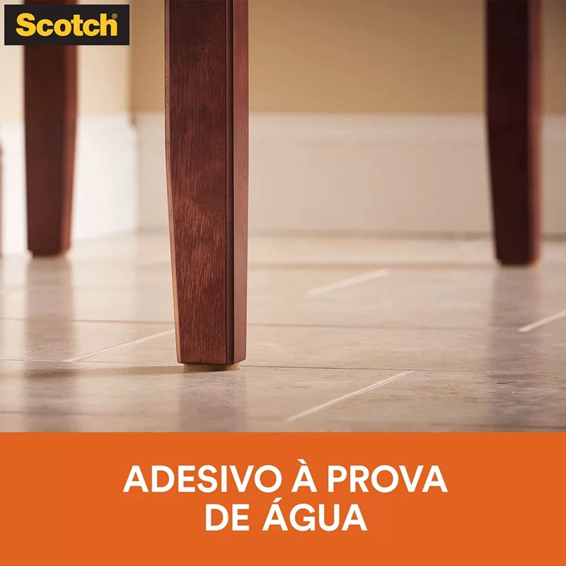 Protetor antideslizante Scotch redondo preto Grande 9 unidades - 3M