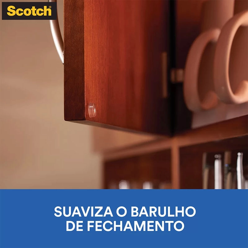 Protetor anti-Impacto Scoth transparente Médio 12 unidades - 3M