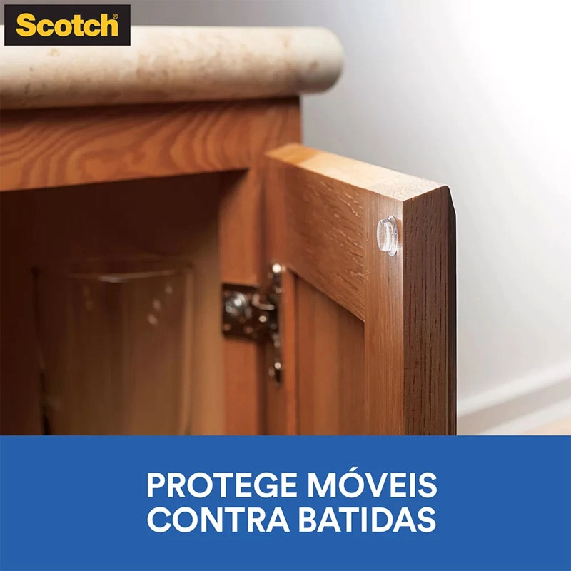 Protetor anti-Impacto Scoth transparente Médio 12 unidades - 3M