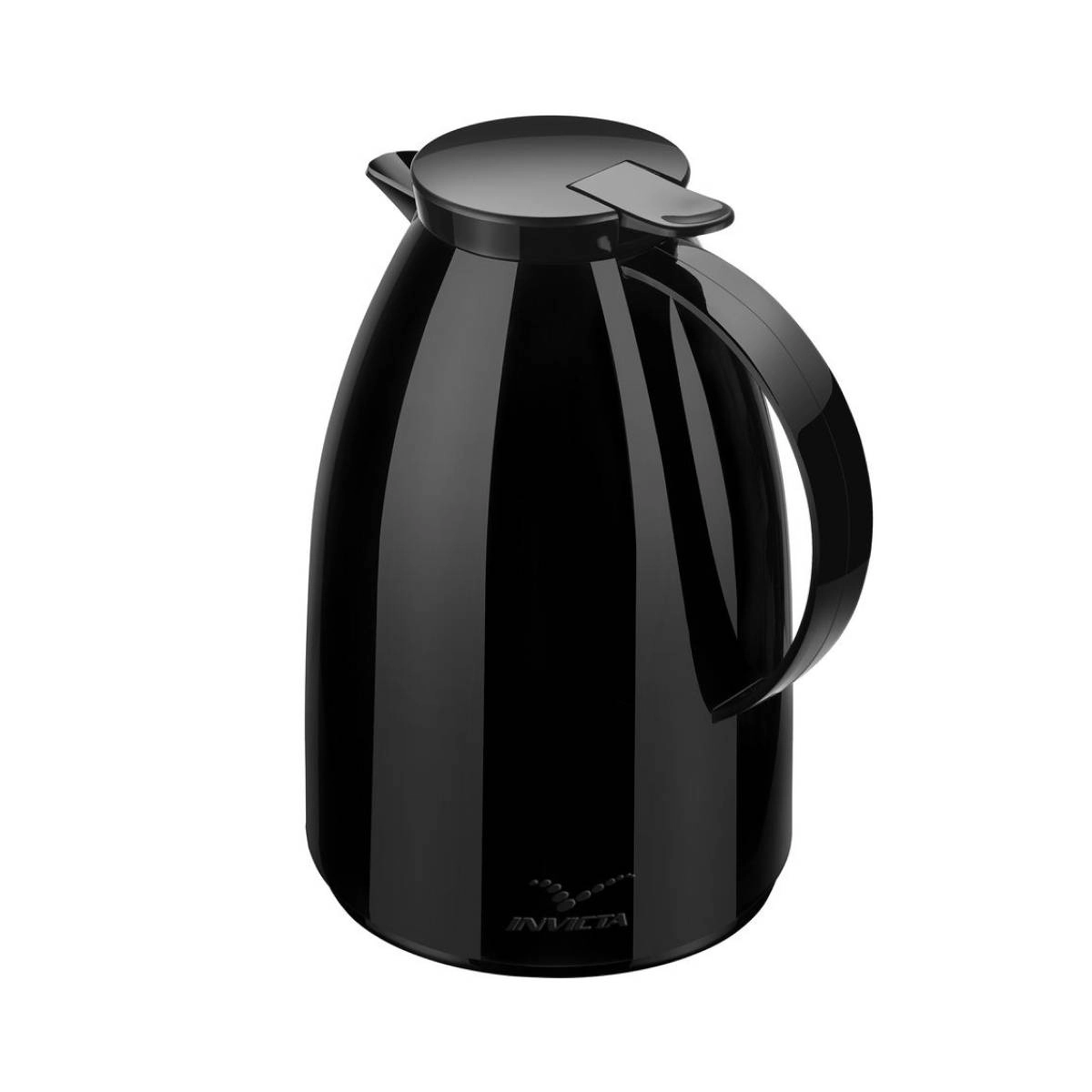 Bule térmico Viena com gatilho 1L Preto - Invicta