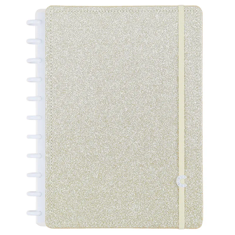 Caderno inteligente grande Lets Glitter Gold - CIGD4133