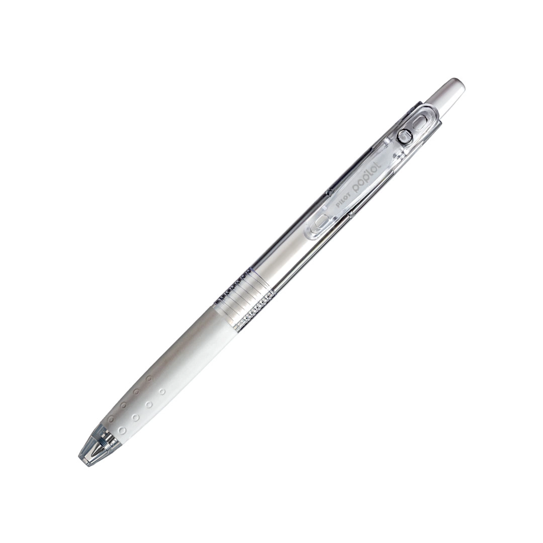 Caneta esferográfica Poplol retrátil 0.5 BLPL7 Branca - Pilot