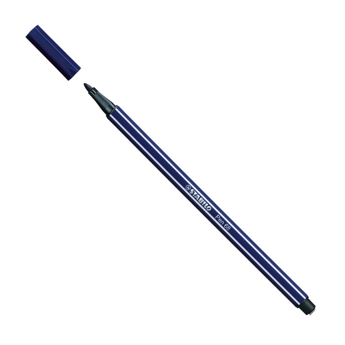 Caneta hidrográfica Ponta Sintética 68/22 - Azul Prussiano - Stabilo