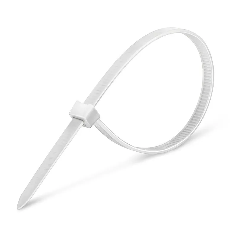 Abraçadeira nylon branca 150mm pacote 100 unidades - Speedlan