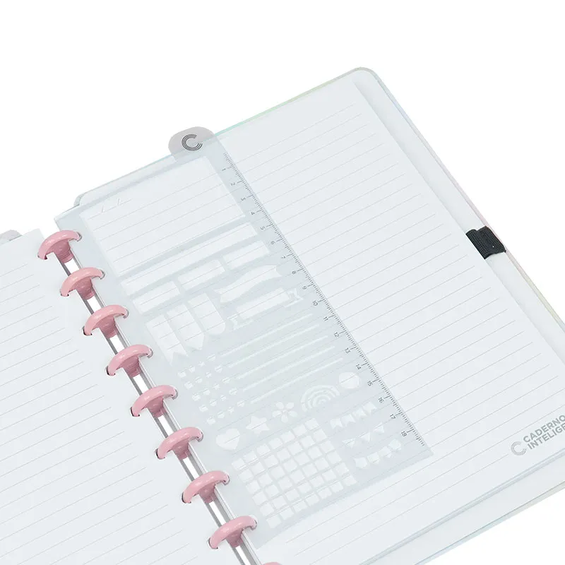 Régua Stencil 19cm CIRE0002 - Caderno Inteligente