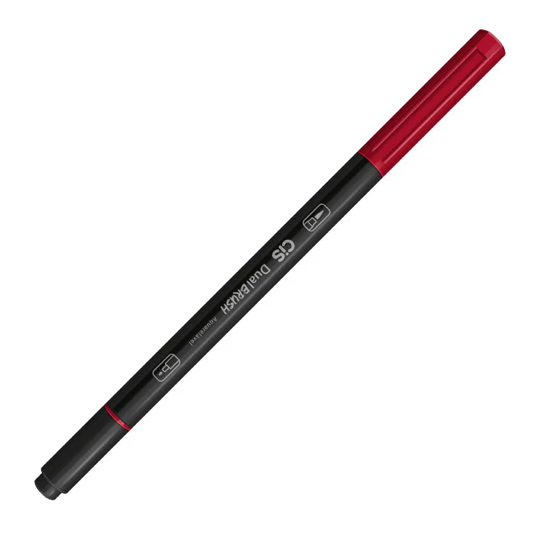 Caneta Pincel dual Brush Aquarelável - (15) - Vermelho Escuro - Cis