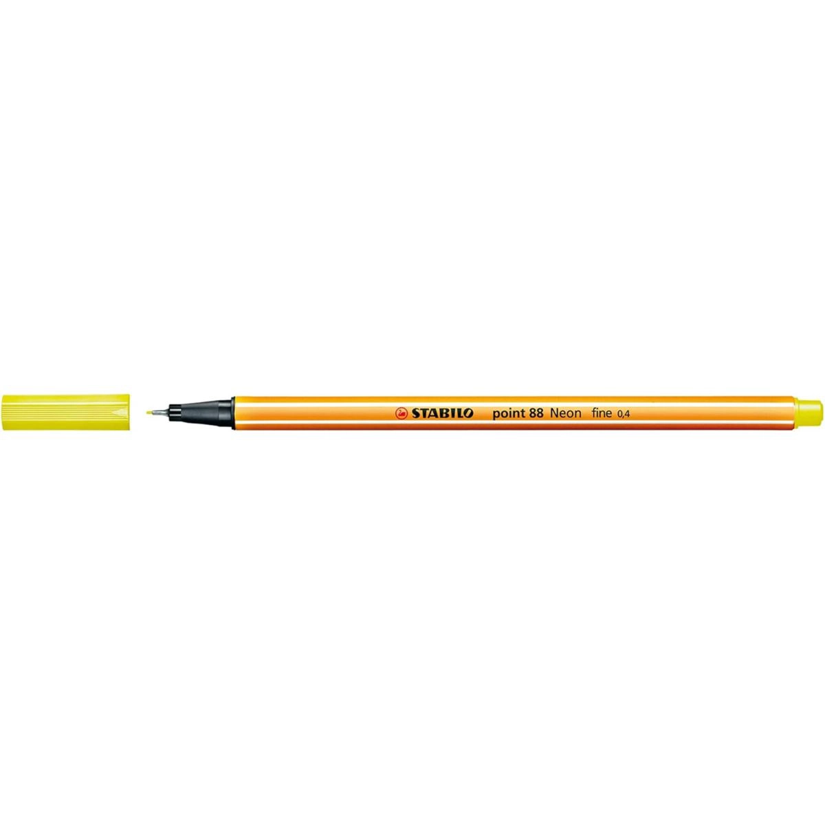 Caneta hidrográfica Fine Point 88/024 Amarelo Neon - Stabilo