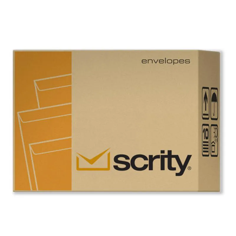 Envelope saco Ouro SKO025 176x250mm caixa com 250 unidades - Scrity
