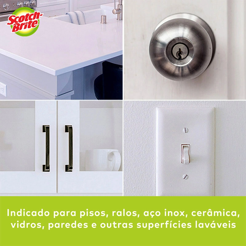 Super pano de chão Scotch-Brite roxo 49x59cm - 3M