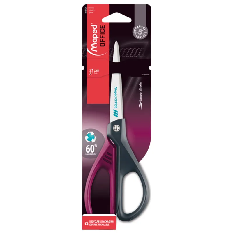 Tesoura multiuso Essentials Green Decorada 21cm 468101 - Maped