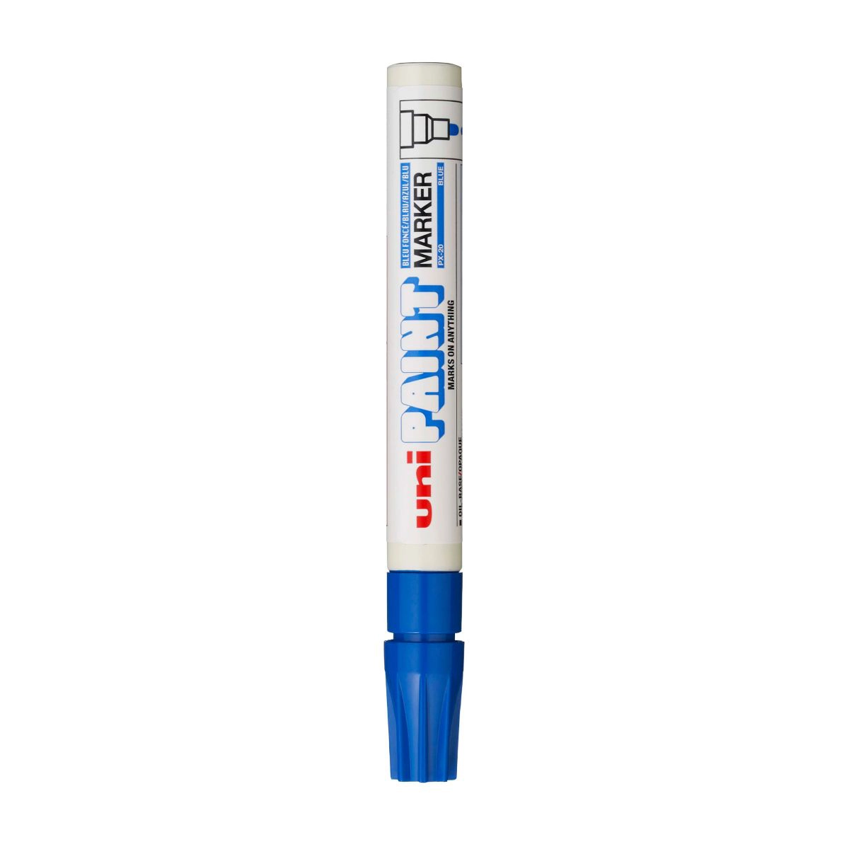 Pincel marcador permanente Paint Marker Azul PX-20 - Uni-Paint