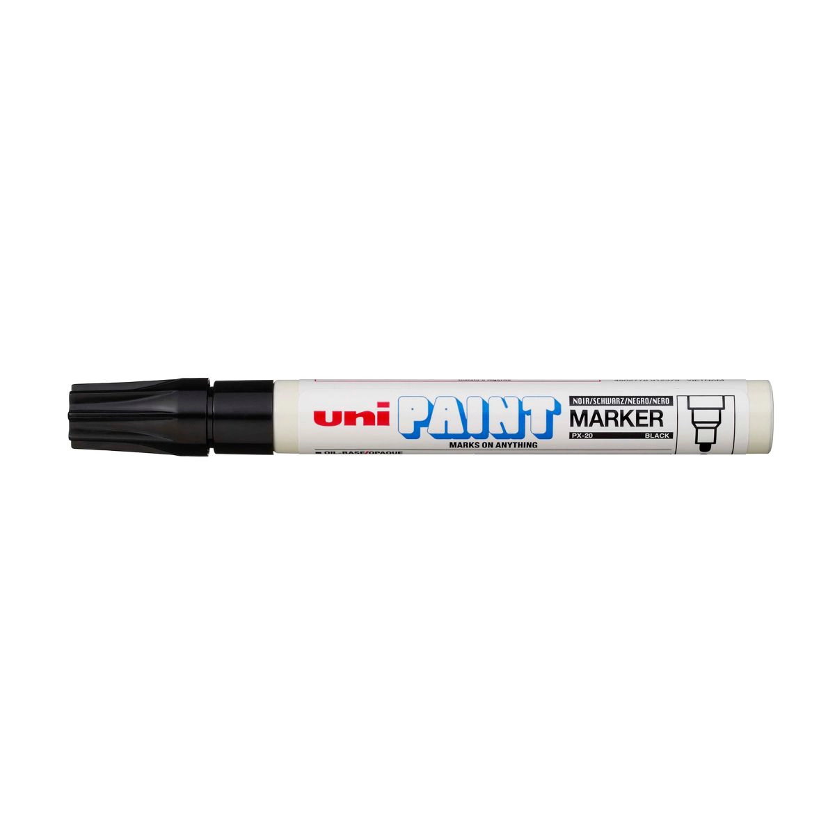 Pincel marcador permanente Paint Marker Preto PX-20 - Uni-Paint