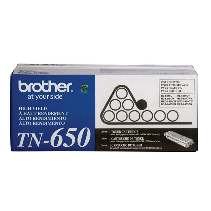 Toner Brother TN650BR - preto 8000 páginas