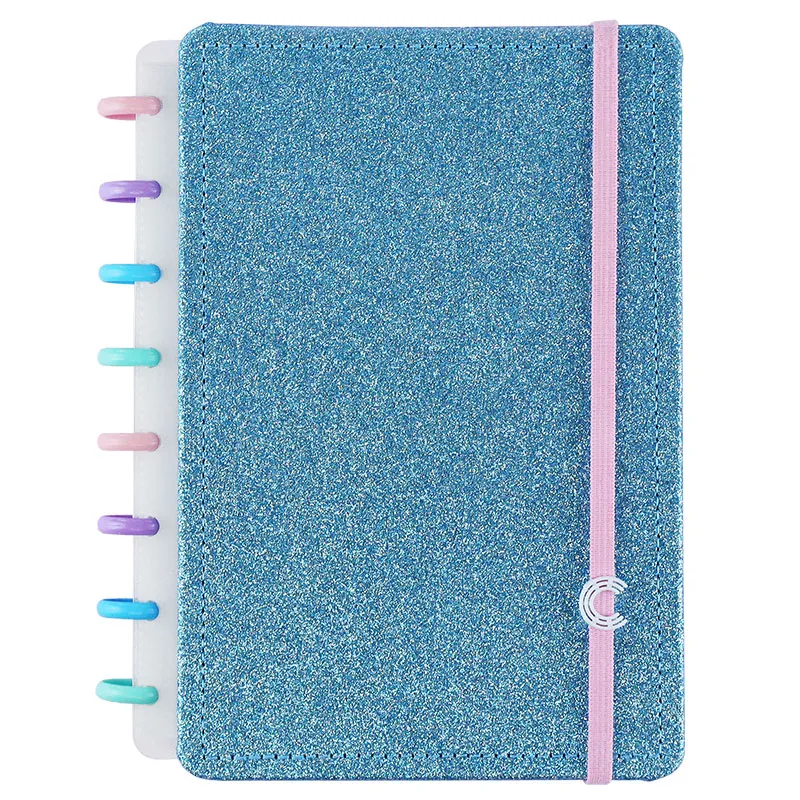 Caderno inteligente A5 Lets Glitter Ocean Blue - CIA52131