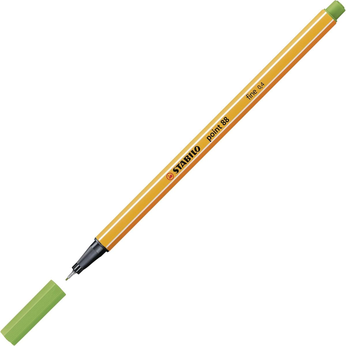 Caneta hidrográfica Fine Point 88/033 - Verde neon - Stabilo